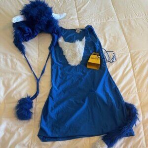 Halloween Size Large Sexy Babe the Blue Ox Costume